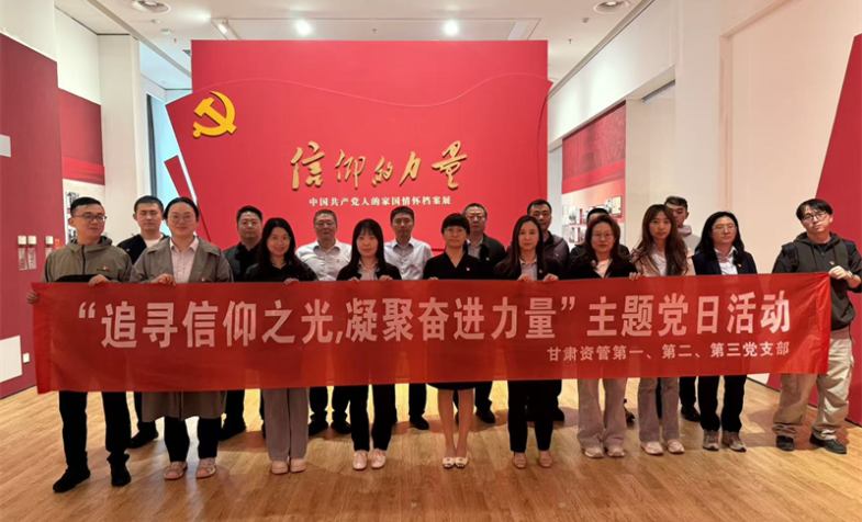 &ldquo;钻营信仰之光，凝聚奋进力量&rdquo;&mdash;&mdash;甘肃资管发展主题党日活动